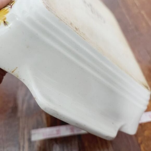 Vintage MCM 1970's Capri Bake Serve n Store Augratin Orange Flower Baking Dish - Picture 11 of 12